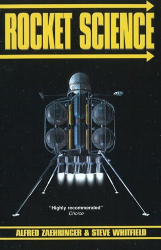 Book cover: "Rocket Science" with a rocket illustration against a starry background.