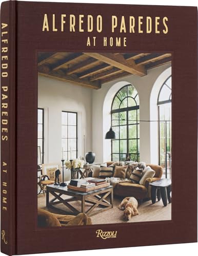 Book cover: "Alfredo Paredes At Home" featuring a living room interior.