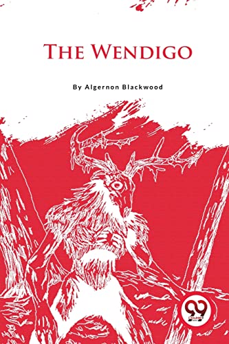 Book cover: "The Wendigo" with a white, antlered creature on red background.
