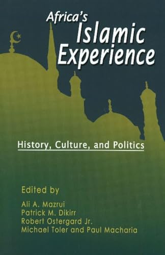 Book cover: "Africa's Islamic Experience" with mosque silhouettes.