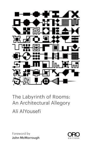 Book cover with black and white geometric pattern and title text.