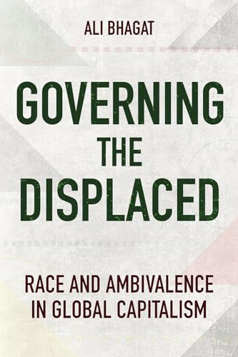 Book cover with bold white title: “Governing The Displaced” and subtitle.