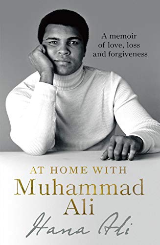 Black and white portrait of Muhammad Ali on a book cover.
