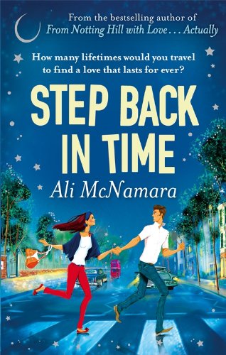 Book cover titled Step Back in Time with historical imagery and text.