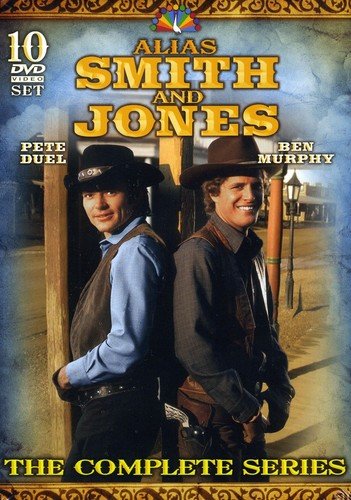 “Alias Smith and Jones” DVD cover featuring Pete Duel and Ben Murphy.