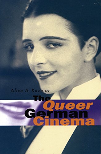 Book cover: "The Queer German Cinema" with a portrait of a woman.