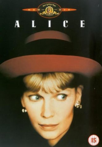 "A DVD cover featuring a woman wearing a hat, with the title 'ALICE' above."