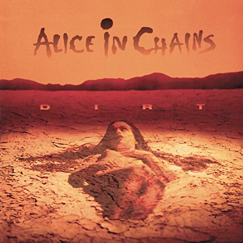 Alice In Chains “Dirt” album cover: desert landscape with a figure.