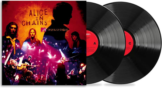 Alice in Chains MTV Unplugged vinyl record with album cover shown.