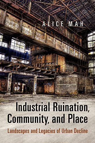 Book cover depicting a decaying industrial interior with title text.