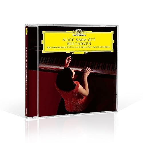 CD case for Beethoven album by Alice Sara Ott and orchestra.