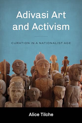Book cover with title and a collection of carved wooden figures.