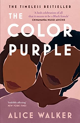 Book cover of "The Color Purple" featuring two women’s faces in profile.