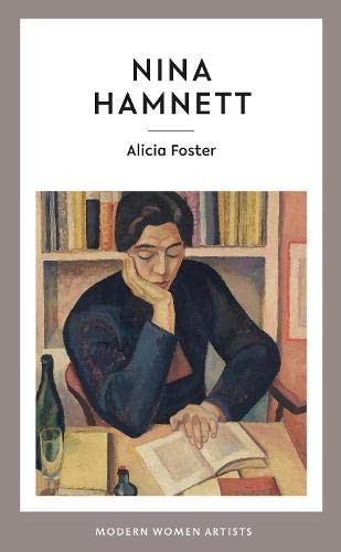 Book cover featuring a portrait of Nina Hamnett with a book.