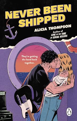 Book cover: “Never Been Shipped” depicts a couple embracing, with nautical imagery.