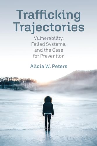 Book cover with a lone figure on a frozen landscape.