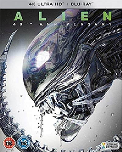 Alien movie cover featuring the creature’s head and title text.