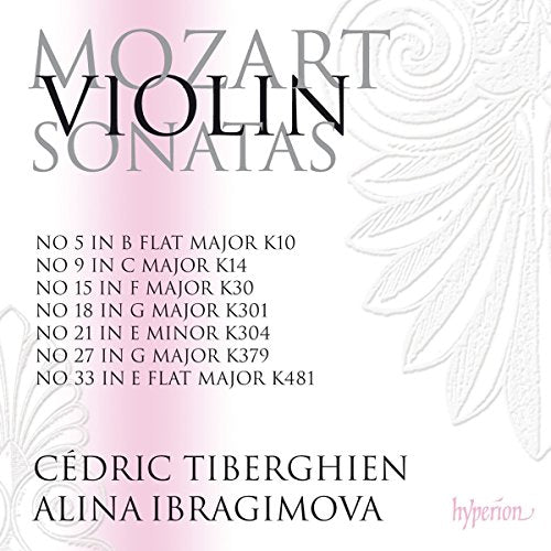 CD cover for Mozart violin sonatas performed by Ibragimova & Tiberghien.