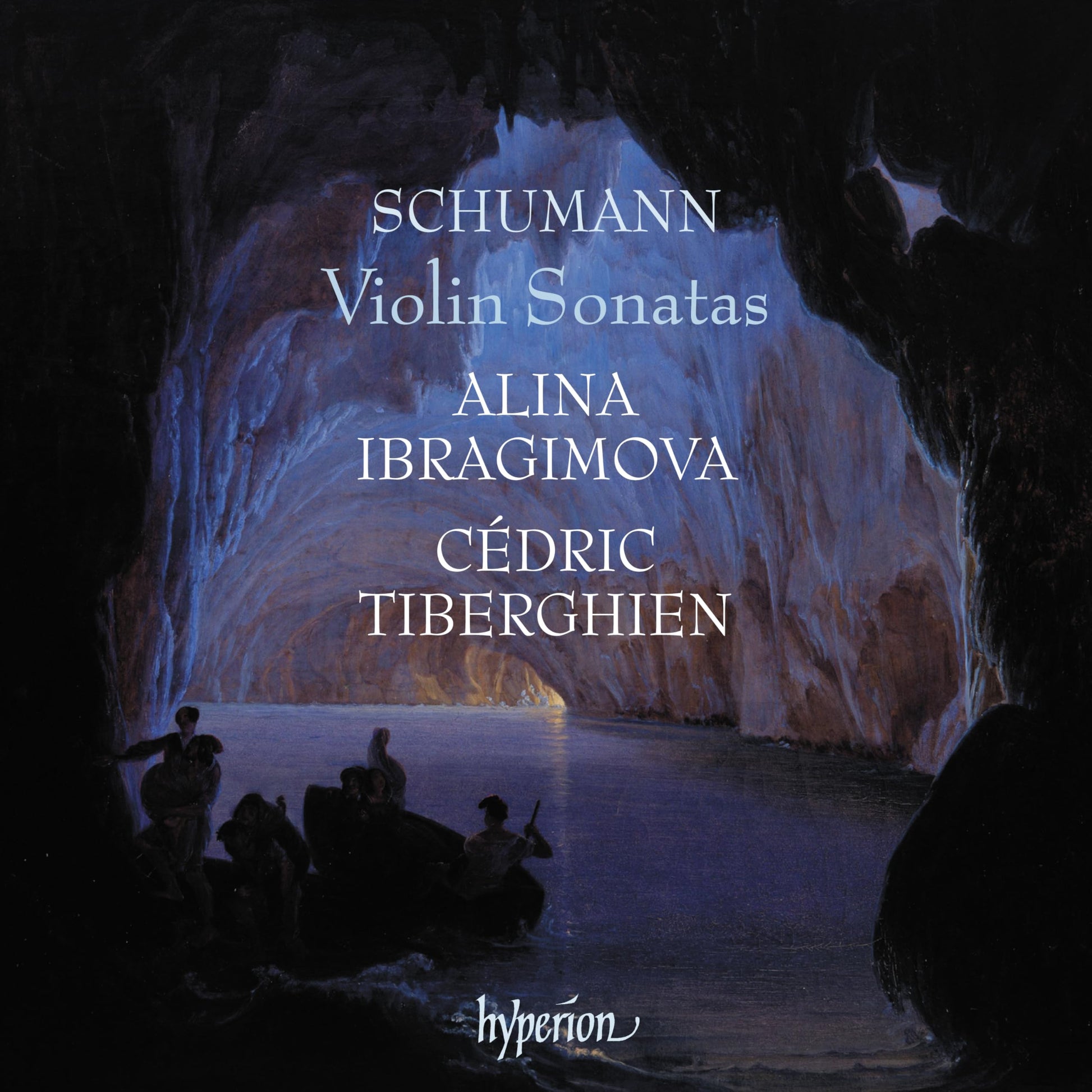 CD cover for Schumann’s Violin Sonatas performed by Alina Ibragimova and Cédric Tiberghien.