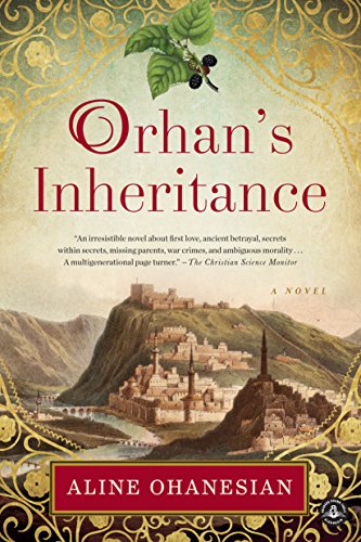 Book cover: “Orhan’s Inheritance” depicts a hilltop castle town scene.