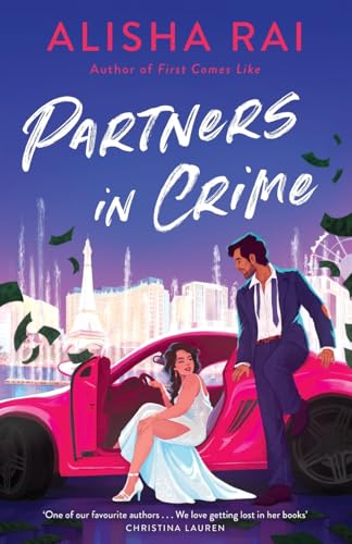 Book cover: couple by a pink car with a Las Vegas backdrop.