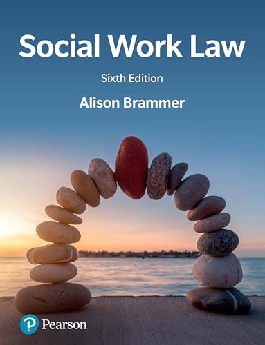 Book cover for Social Work Law by Alison Brammer featuring a stone archway.