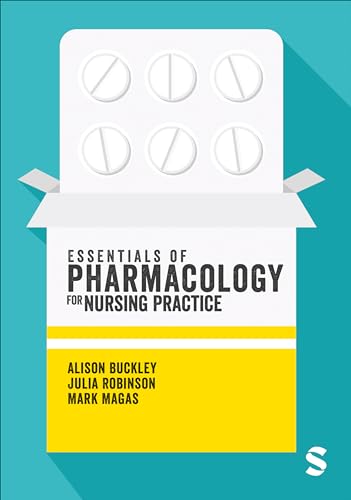 Book cover: "Essentials of Pharmacology for Nursing Practice" with pill illustration.