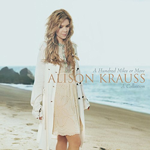 Alison Krauss album cover: woman on beach, soft focus, light colors.