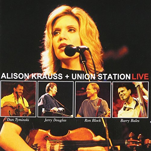 Alison Krauss & Union Station live album cover with musicians pictured.