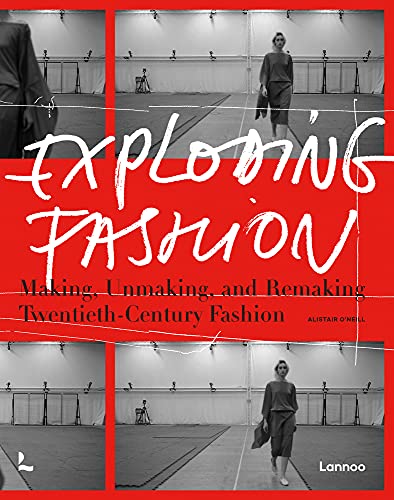 Book cover: "Exploding Fashion" with black and white photos of a model.