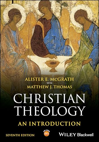 Book cover featuring Rublev's Trinity icon with title Christian Theology: An Introduction.