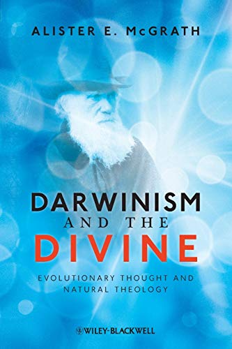 Book cover: "Darwinism and the Divine" featuring Charles Darwin’s portrait.