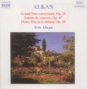 CD cover for Alkan’s chamber music featuring a colorful garden scene.