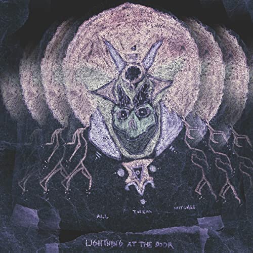 Album cover art featuring a stylized, multi-layered skull illustration with lightning bolts on black.