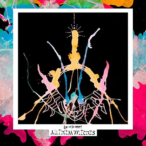 CD cover for All Them Witches’ “Live On The Internet” with abstract art.