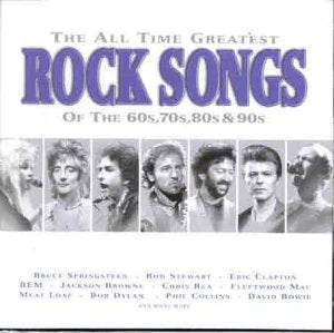 CDSLSLCSCP CD cover for All Time Greatest Rock Songs with artist portraits.