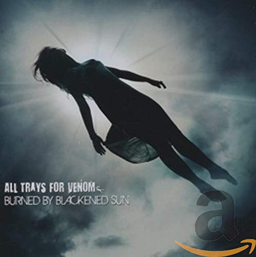 CD cover: Silhouette of a person falling against a cloudy sky.