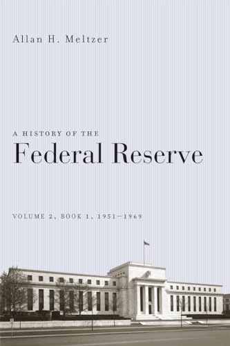 Book cover: "A History of the Federal Reserve, v.2" with building image.