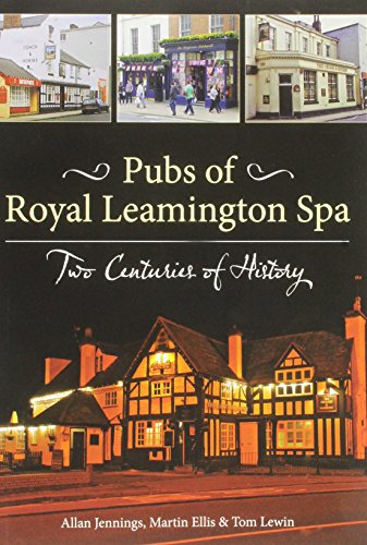 Book cover featuring historic pubs in Royal Leamington Spa.