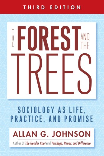 Book cover: "The Forest and the Trees" with red text on light blue.