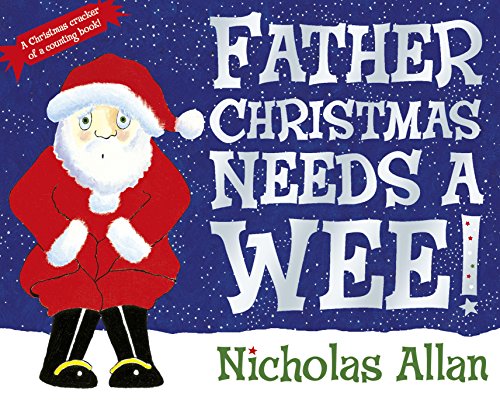 Book cover featuring Father Christmas against a starry blue background with the title text.