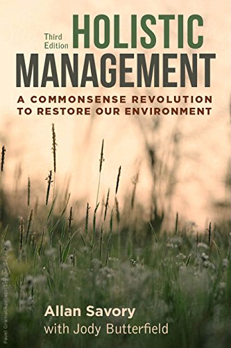 Book cover for Holistic Management by Allan Savory featuring a field of tall grass.