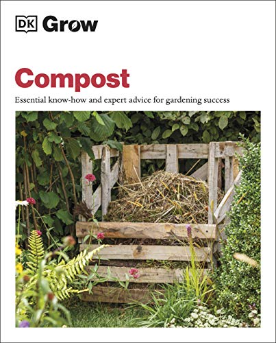 Book cover: "Compost" with image of wooden compost bin and garden plants.
