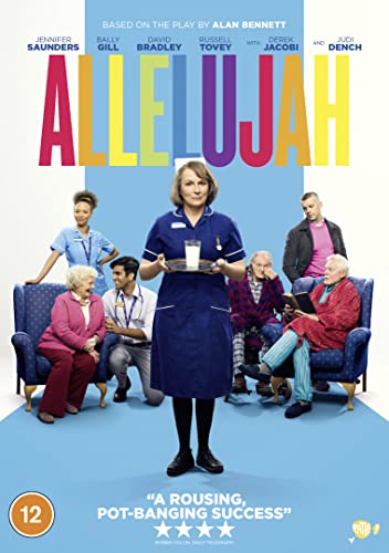 “Allelujah” DVD cover featuring a nurse and group of elderly patients.