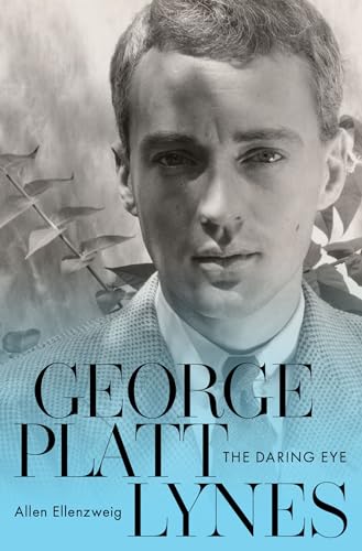 Black and white portrait of a young man with book title overlay.