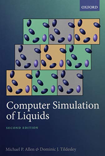 Book cover: "Computer Simulation of Liquids" with molecular grid illustration.