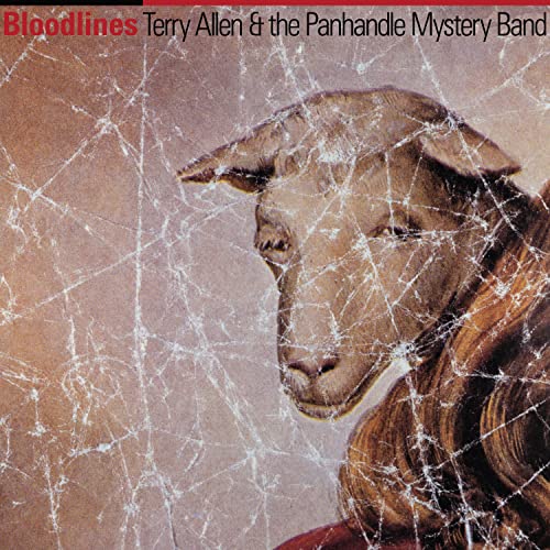 CD cover for “Bloodlines” by Terry Allen, featuring a sheep’s head.