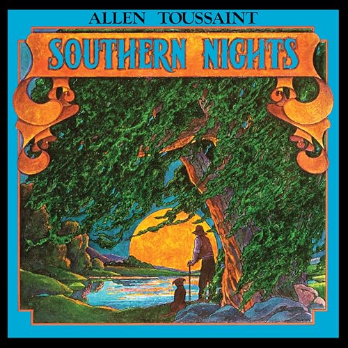 Album cover for Allen Toussaint’s “Southern Nights” with a man by a tree.