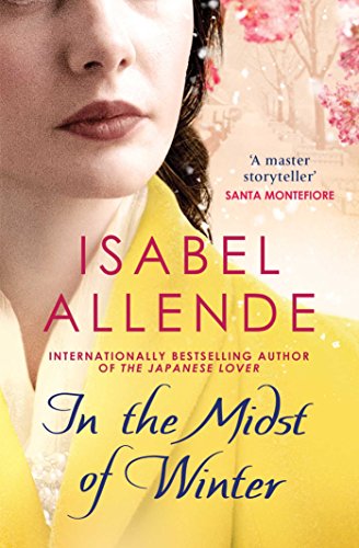 Book cover: woman’s face, yellow background, title “In the Midst of Winter.”