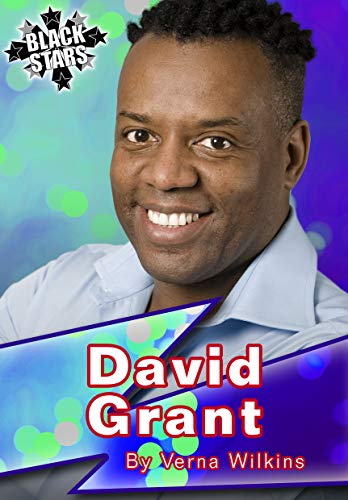 Headshot of David Grant with colorful abstract background and title text.